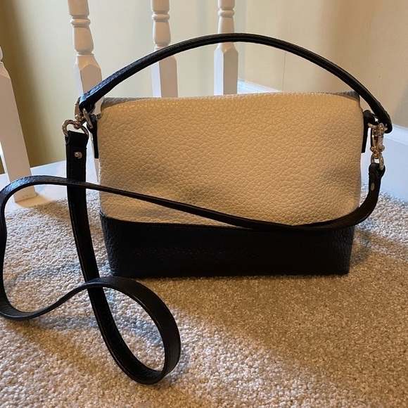 Kate Spade Black and White Fold Over Purse - Picture 6 of 16
